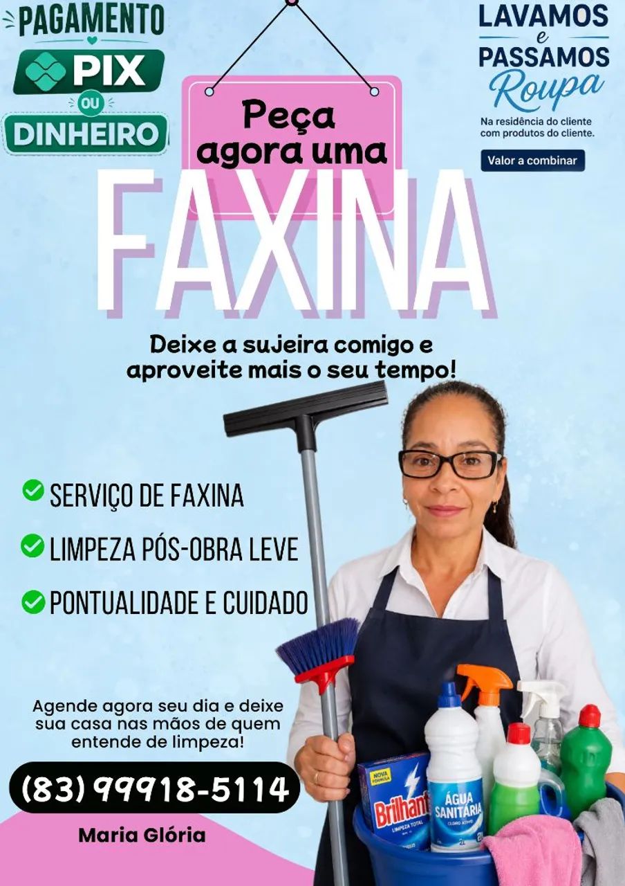 Serviço de faxina geral 