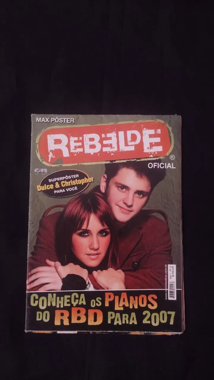 Max Pôster Rebelde Oficial Vol. 11 (Excelente estado quase sem marcas de uso)
