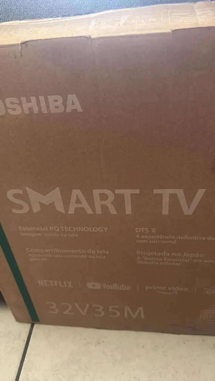 Tv 32 polegadas qled na caixa nova 