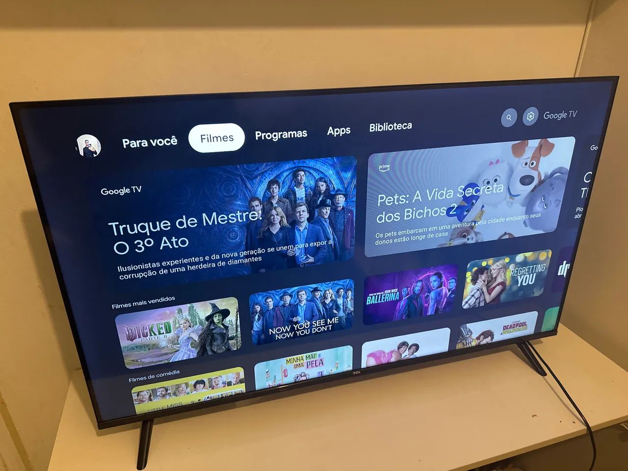 Tv tcl 43 polegadas 