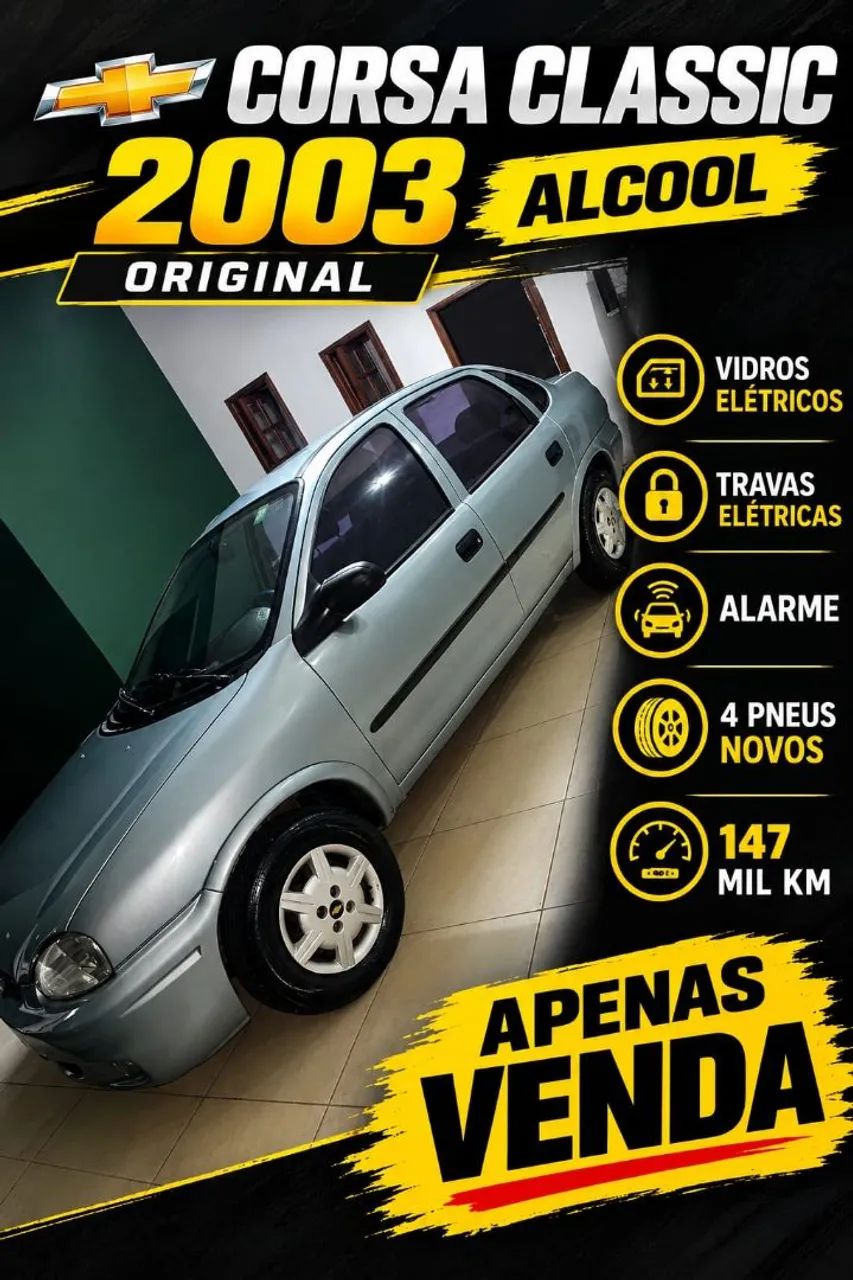 Chevrolet Corsa Sedan 1.0 MPFI 8V 71cv 4P 2003