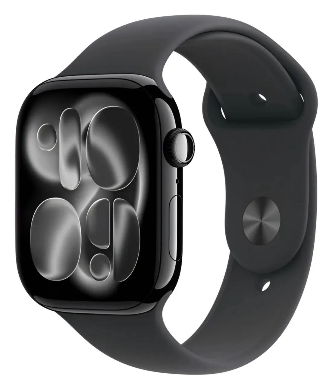 Apple Watch Series 11 GPS - Caixa preta brilhante de alumínio - 46 mm - M/L - Foto 2