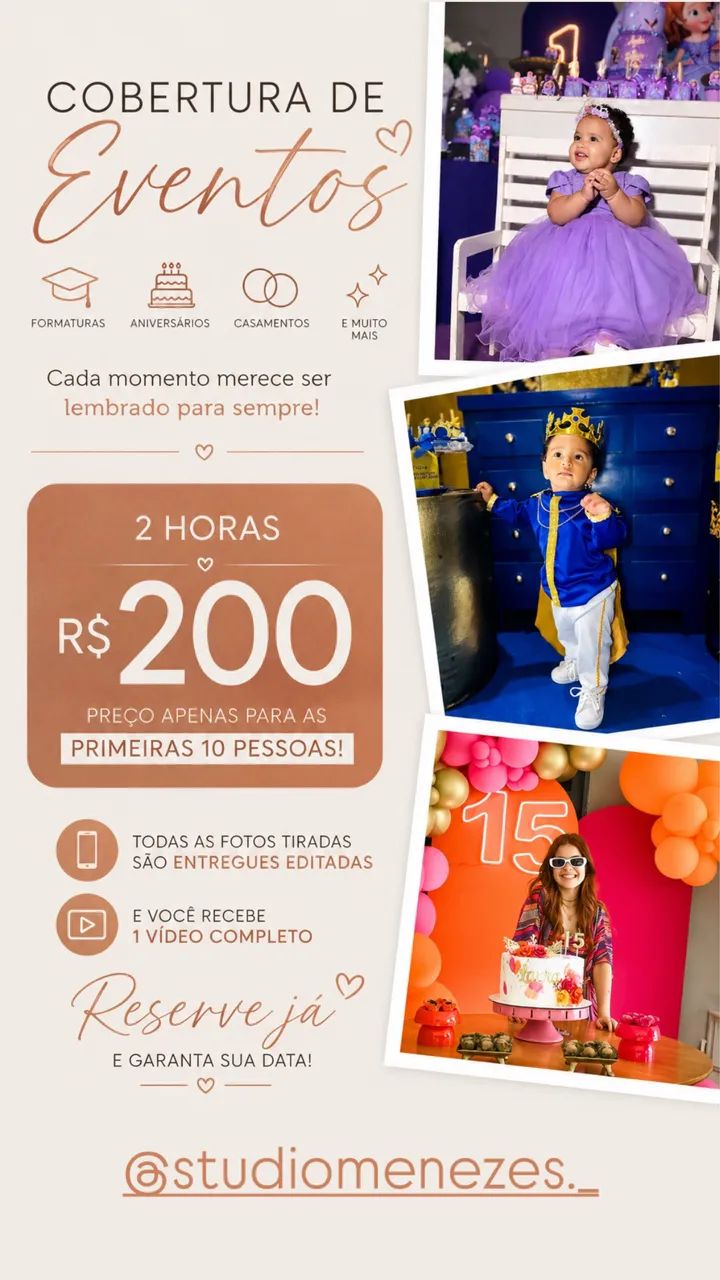 COBERTURA DE EVENTO
