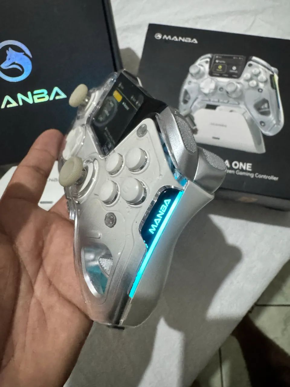 CONTROLE MANBA ONE - BRANCO | EXCELENTE ESTADO - Foto 5
