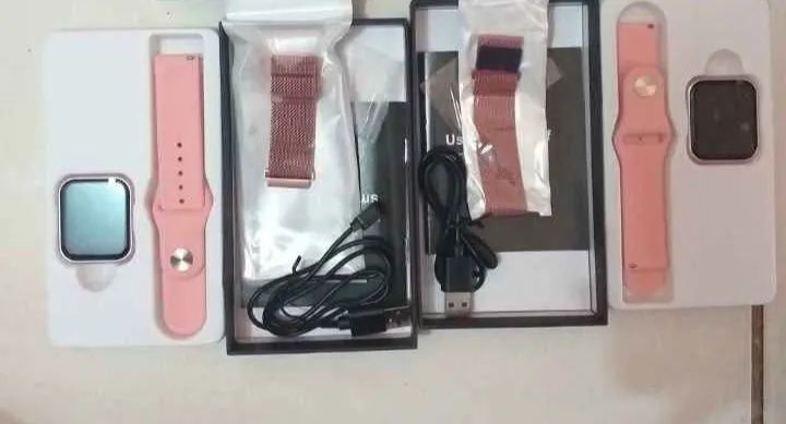 Smart Watch T80 plus duas pulseiras 