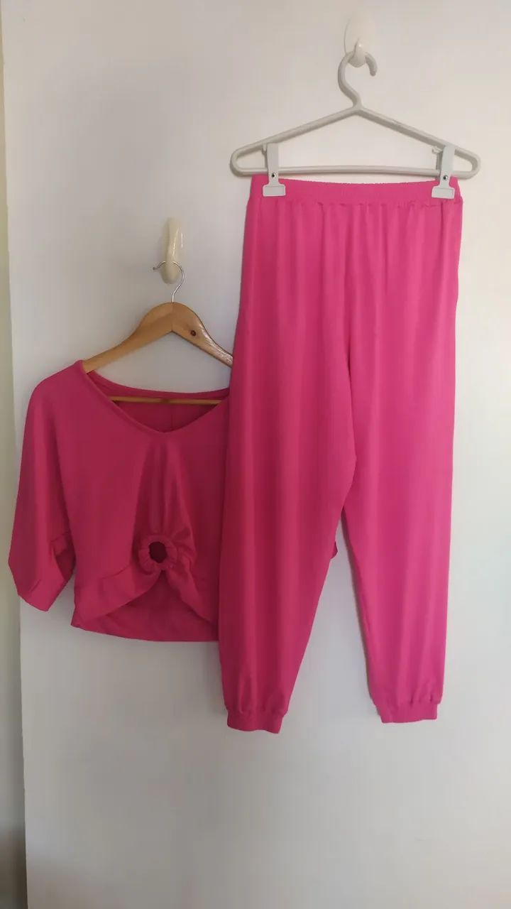 Conjunto de calça e blusa Tam M  - Foto 4