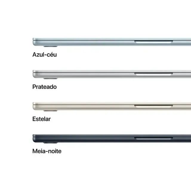 MacBook Air de 15 polegadas: Chip M5 Neural Engine de 24 núcleos, 1TB - Céu Azul - Foto 3