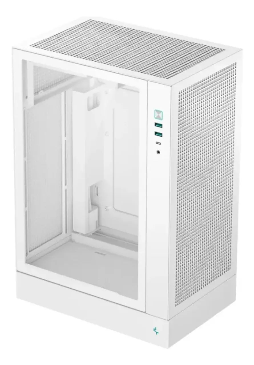 Gabinete Compacto Deepcool CH170 Plus Branco Micro ATX