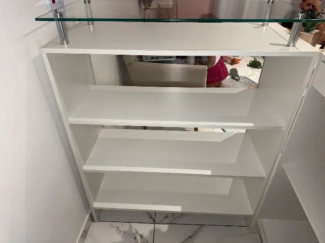 Balcão caixa em L com vidro  - Foto 2