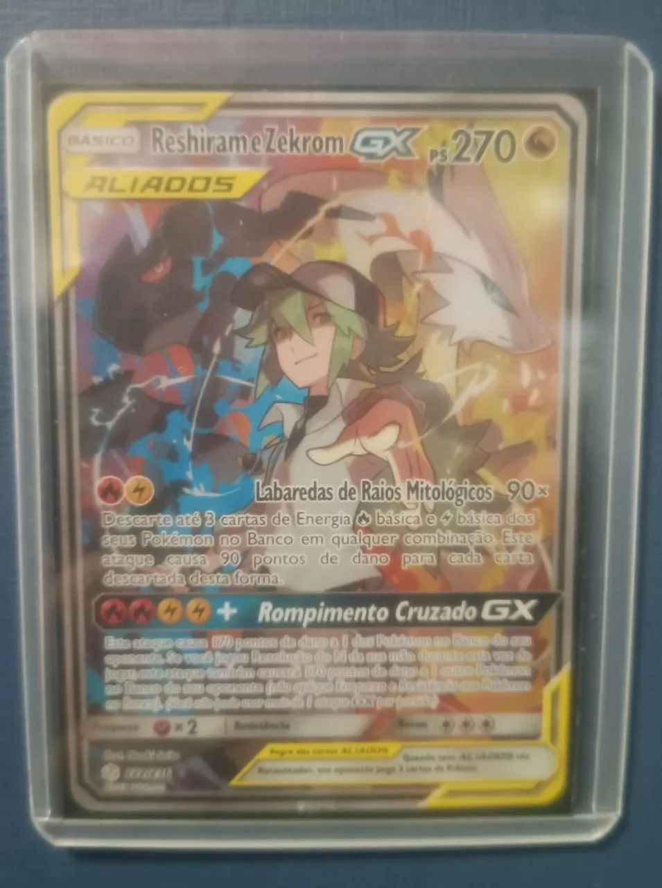 RESHIRAM E ZEKROM GX 222/236 carta pokémon - Foto 2