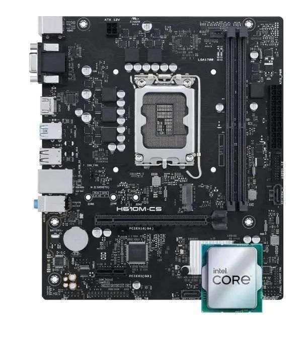 MSI PRO H610M-G DDR4 + I5 12400F - Peças de Hardware - Santa