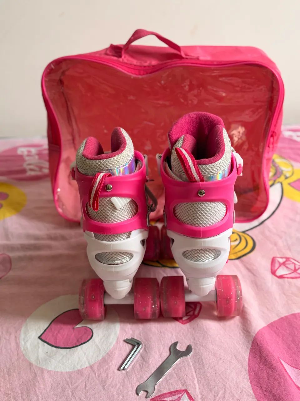 Patins Infantil Nº 33 (Kit completo)  - Foto 3