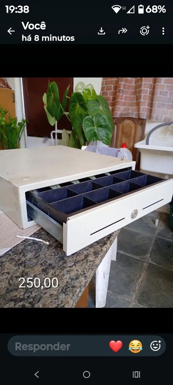 Vendo gaveta caixa