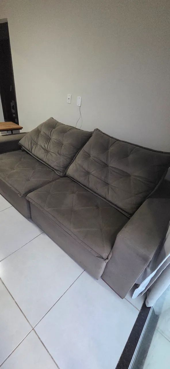 Sofá Retrátil e Reclinável 