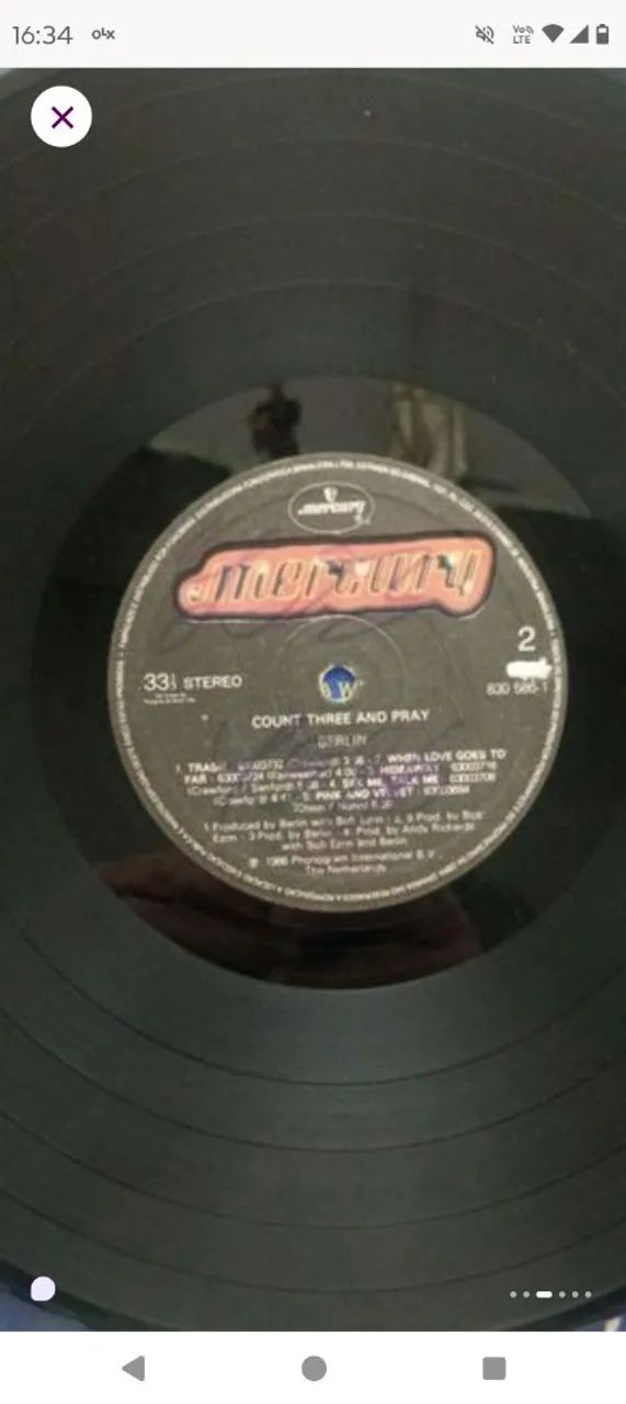 DISCO DE VINIL BERLIN" COUNT TREE AND PRAY  1986" - Foto 4