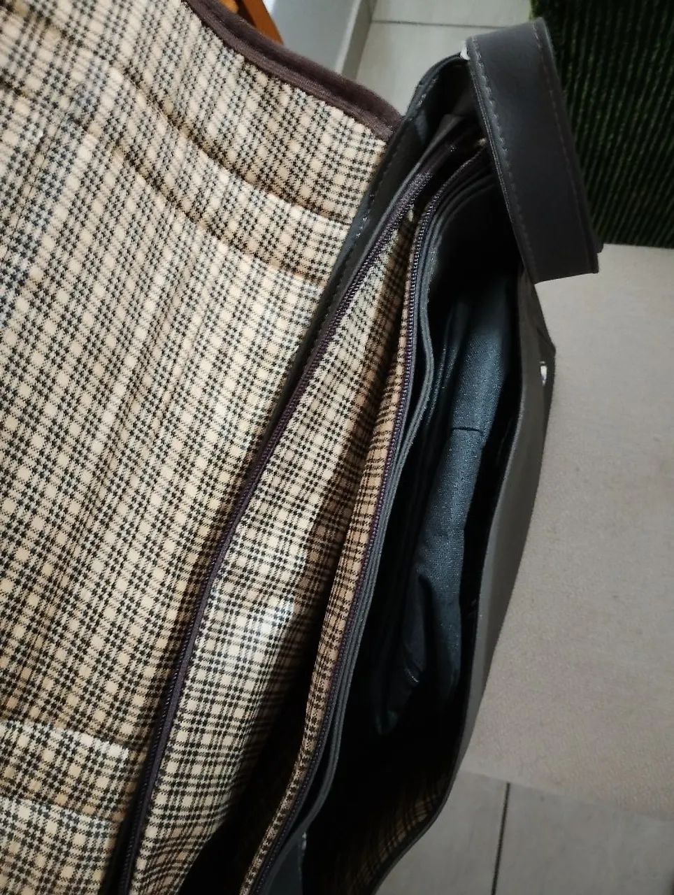 Notebook Bolsa de Couro Marrom  - Foto 3