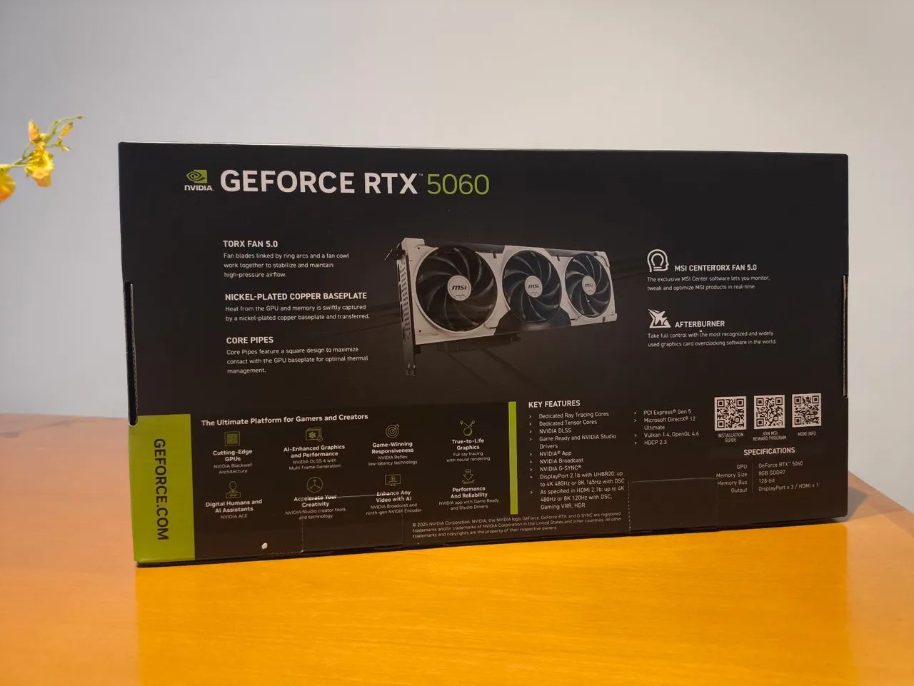 MSI GeForce RTX 5060 Ventus 3X - 8GB - Foto 2