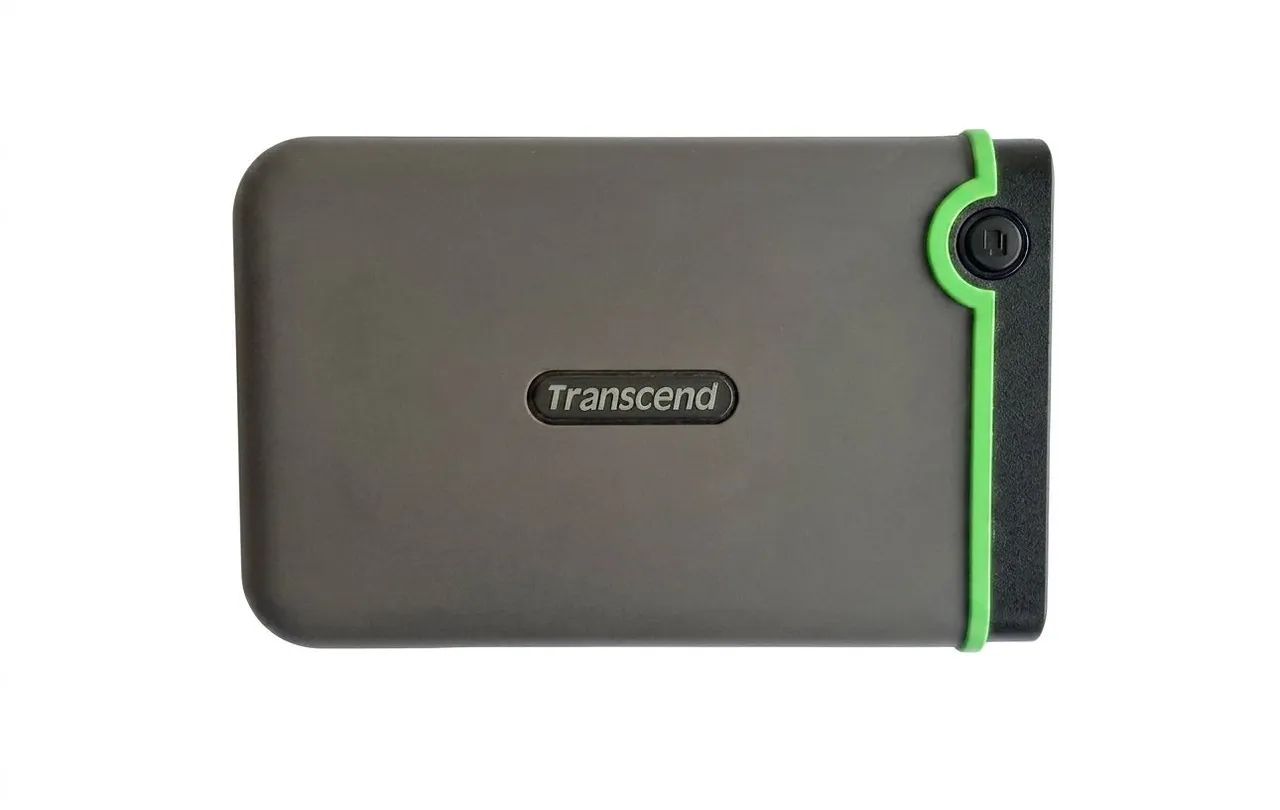 HD Exteno Transcend StoreJet 640GB Proteção Antiqueda Nível Militar Usado<br>