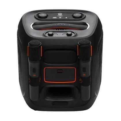 Caixa de Som Bluetooth Partybox Encore 2 Preta com 2 Microfones JBL com Nota fiscal. - Foto 4