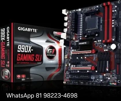 Placa mãe Gigabyte GA-990X-Gaming SLI Am3+