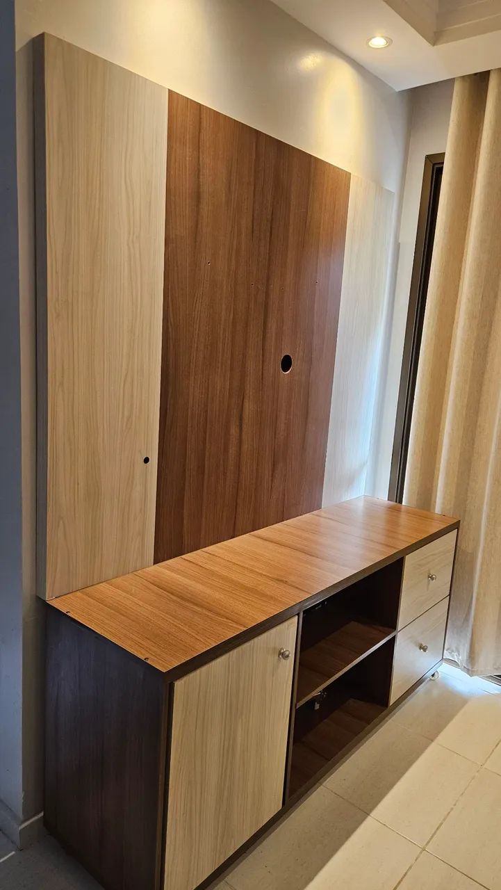 Painel com rack para sala  - Foto 2