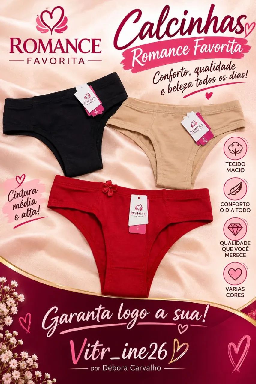 Calcinhas da romance - Foto 2