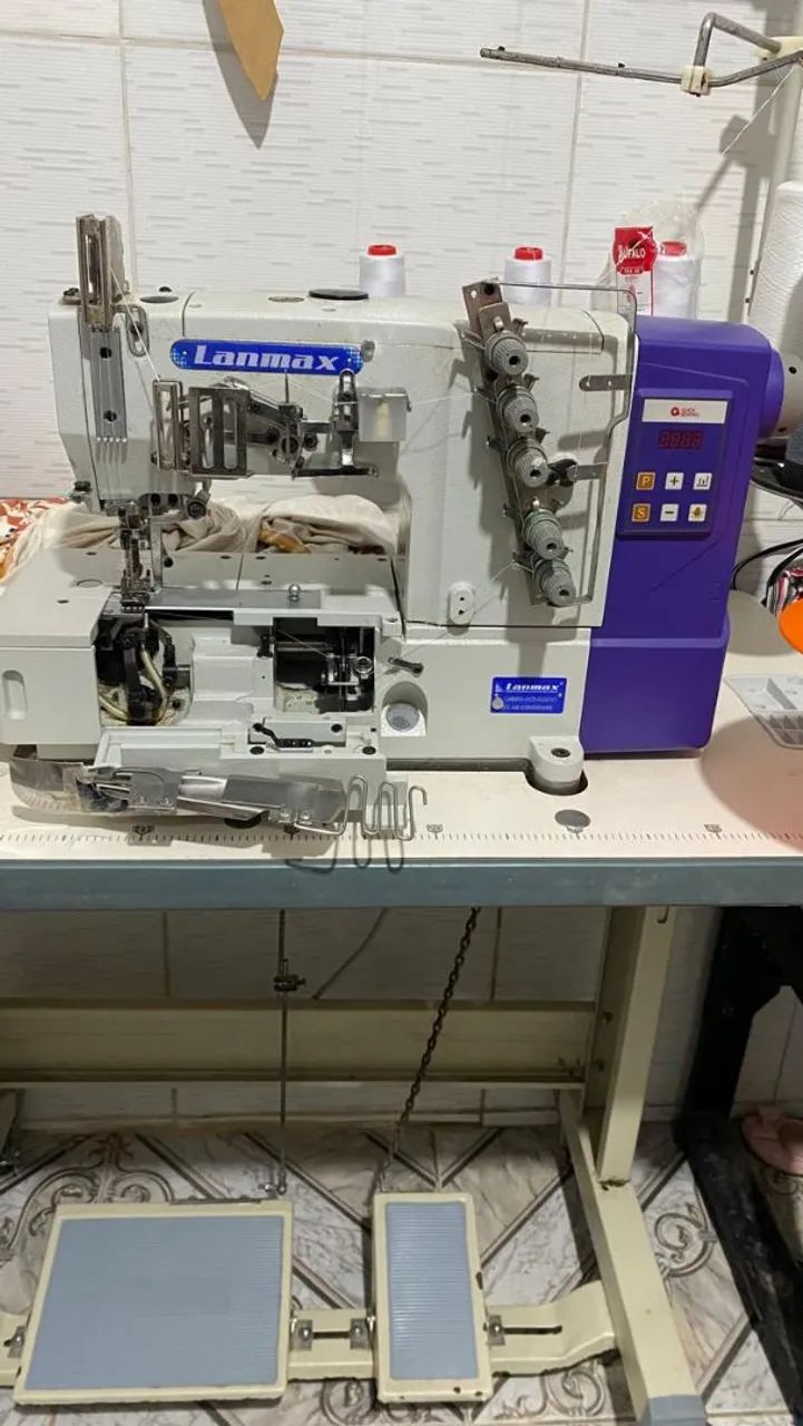 larimarbrace.ymさん10-18-6 Máquina de costura Galoneira Direct Drive lanmax LM6500 220v