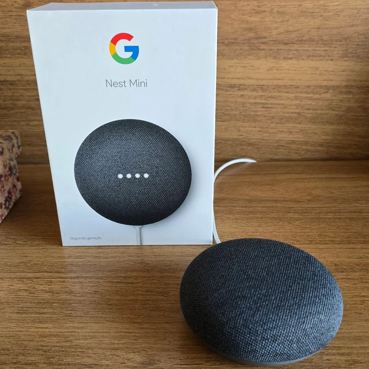 Caixinha inteligente do Google Assistente - Nest Mini 2° Gen - conecta na conta do Google - Foto 4