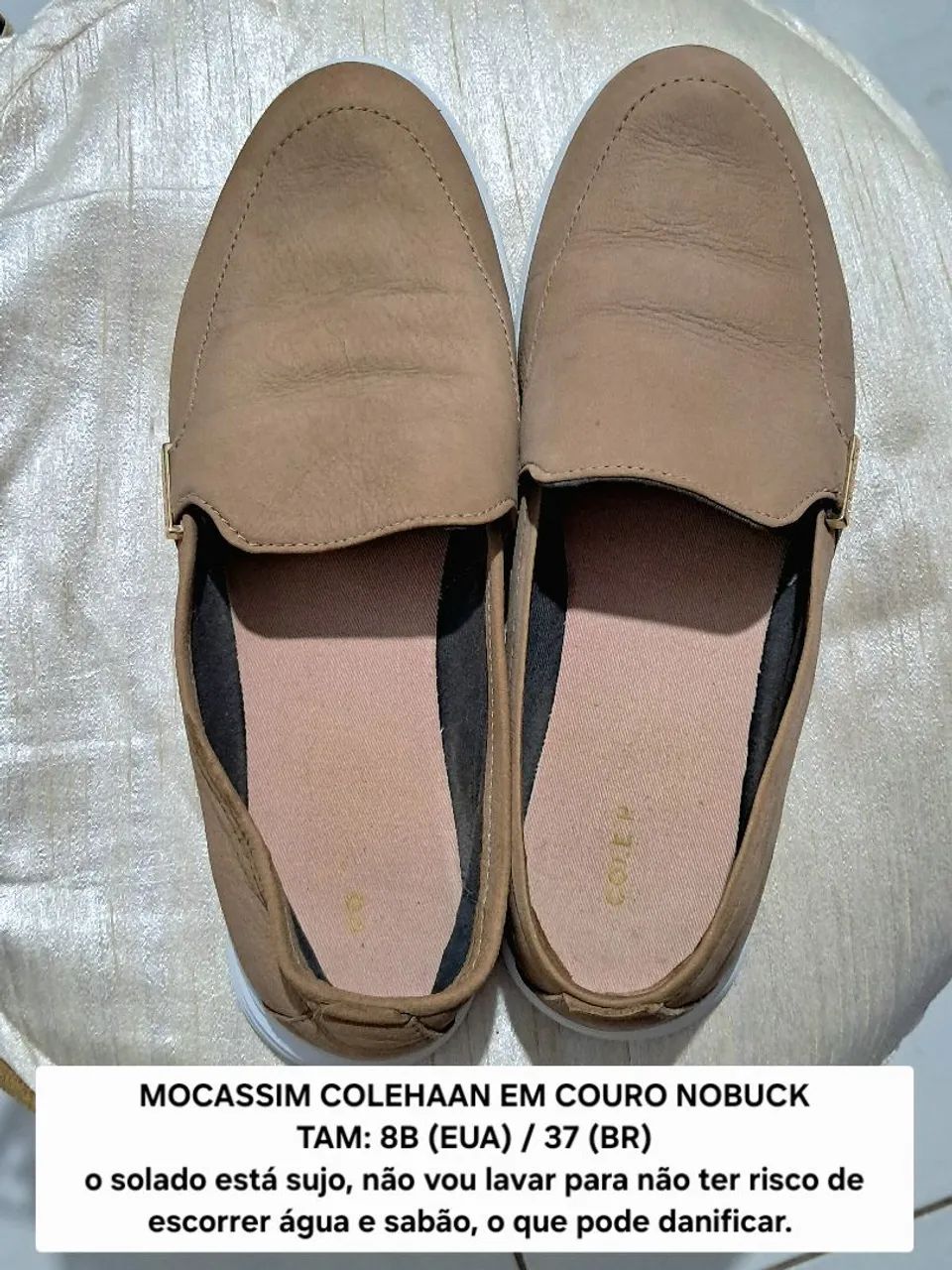 MOCASSIM EM COURO NOBUCK 37