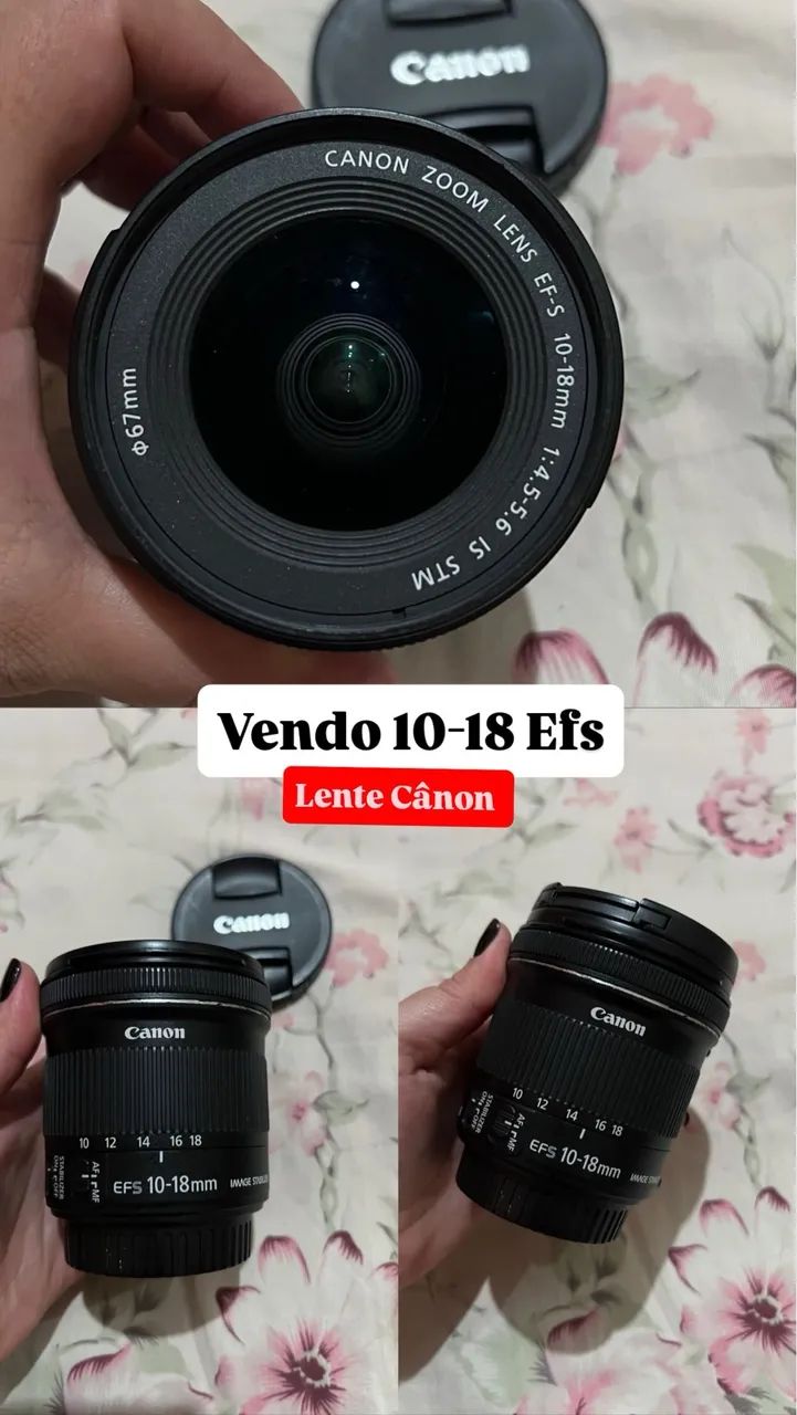 Lente Cânon 10-18