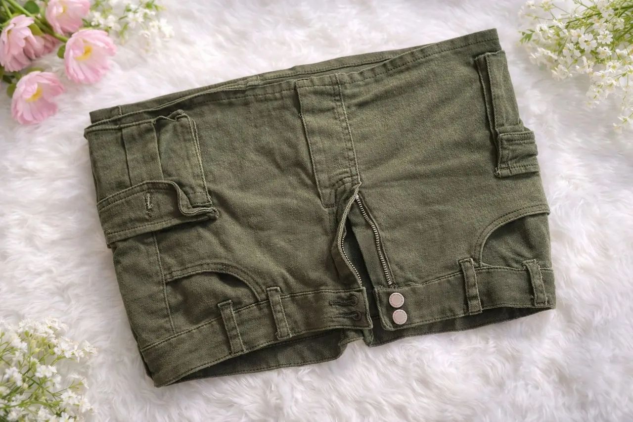 Saia jeans Plus Size