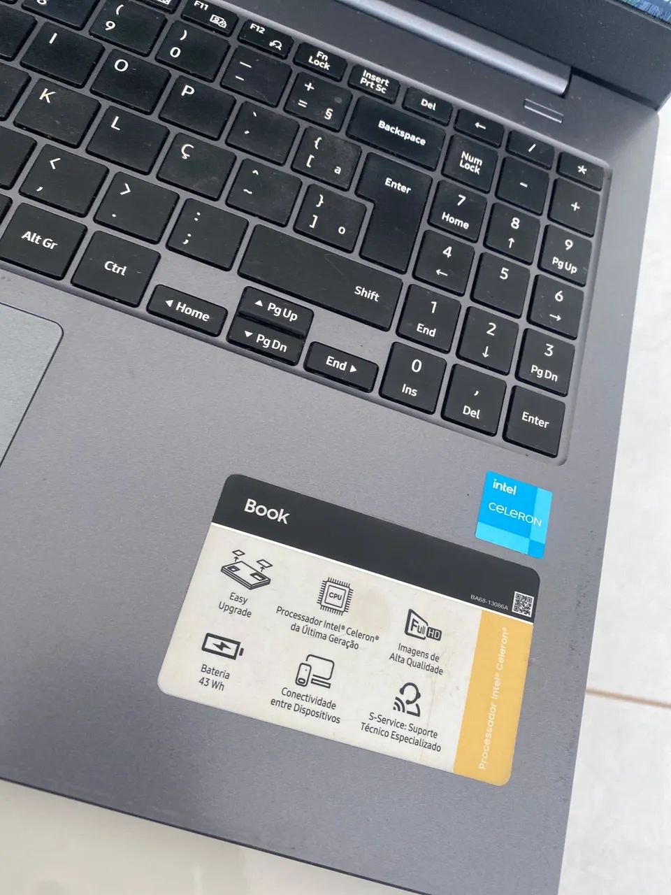 Notebook SAMSUNG BOOK np550xda cinza  - Foto 3