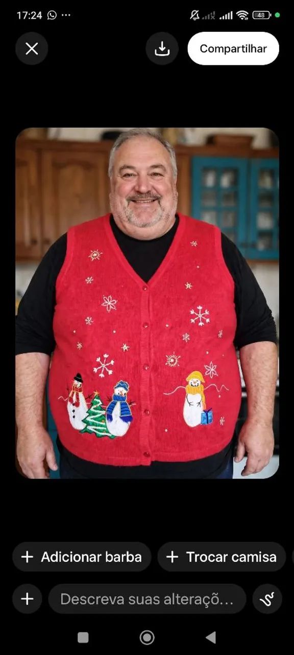 Tricô de Natal
