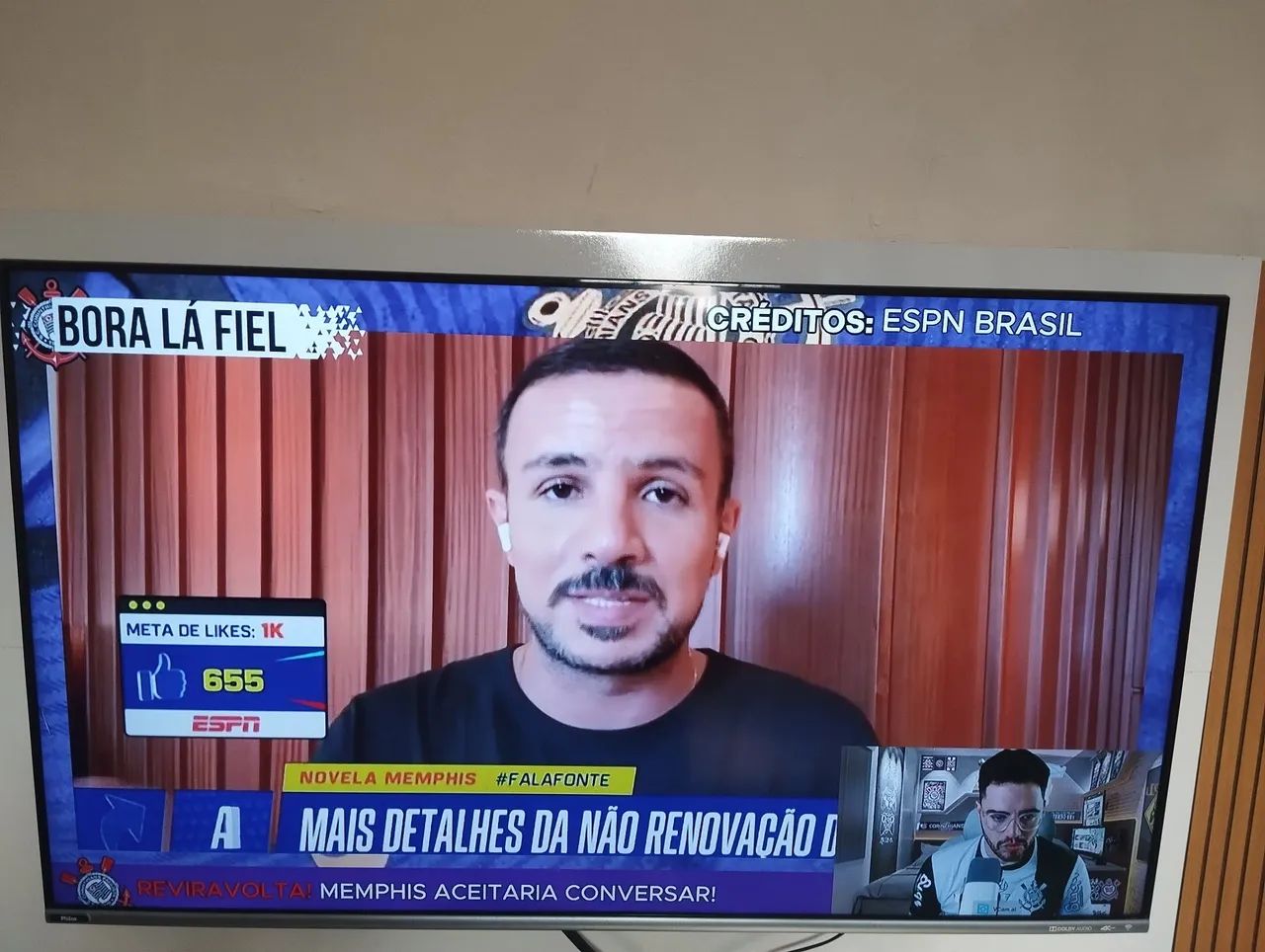 TV Philco 50 Polegadas Smart 4K Android Funcionando Perfeitamente.