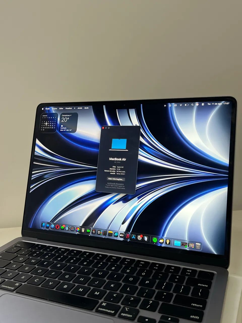MacBook Air M2 8GB RAM + 256GB SSD Impecável - Foto 4