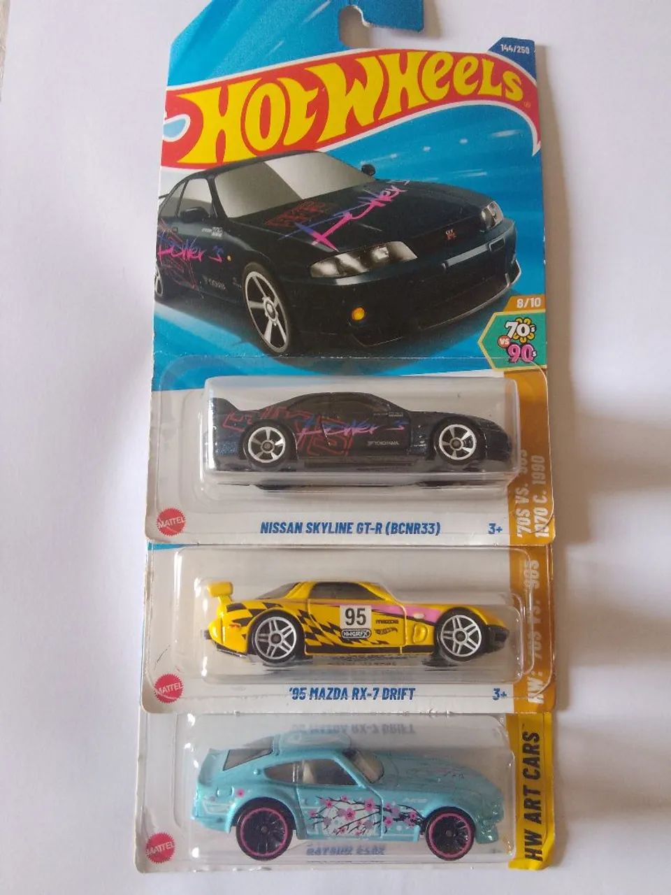 Miniaturas de Hotwheels e Matchbox