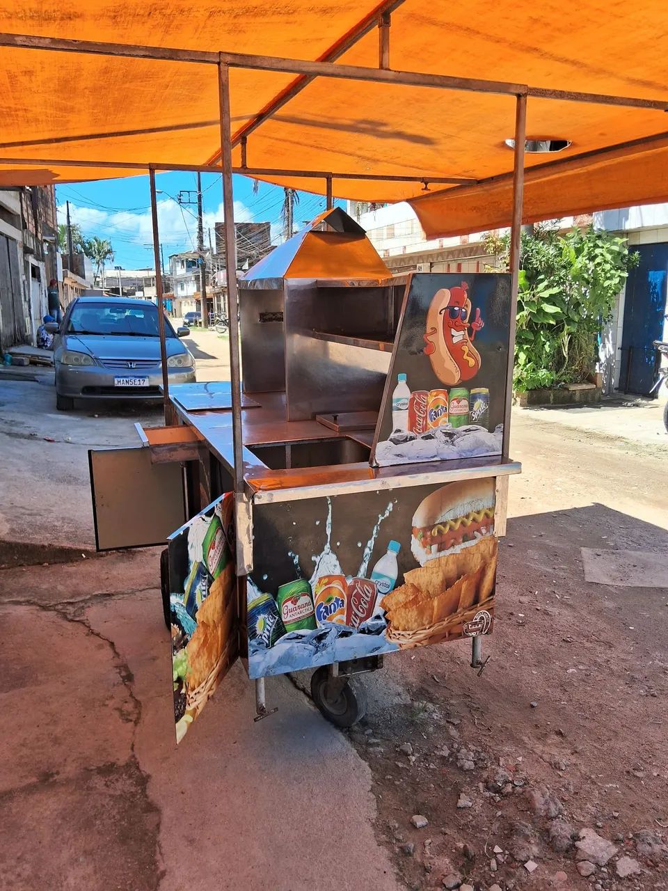 Carrinho 5x1 de lanche e churrasco  - Foto 5