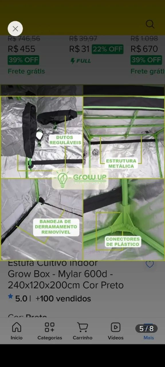 Estufa para cultivo indoor  - Foto 4