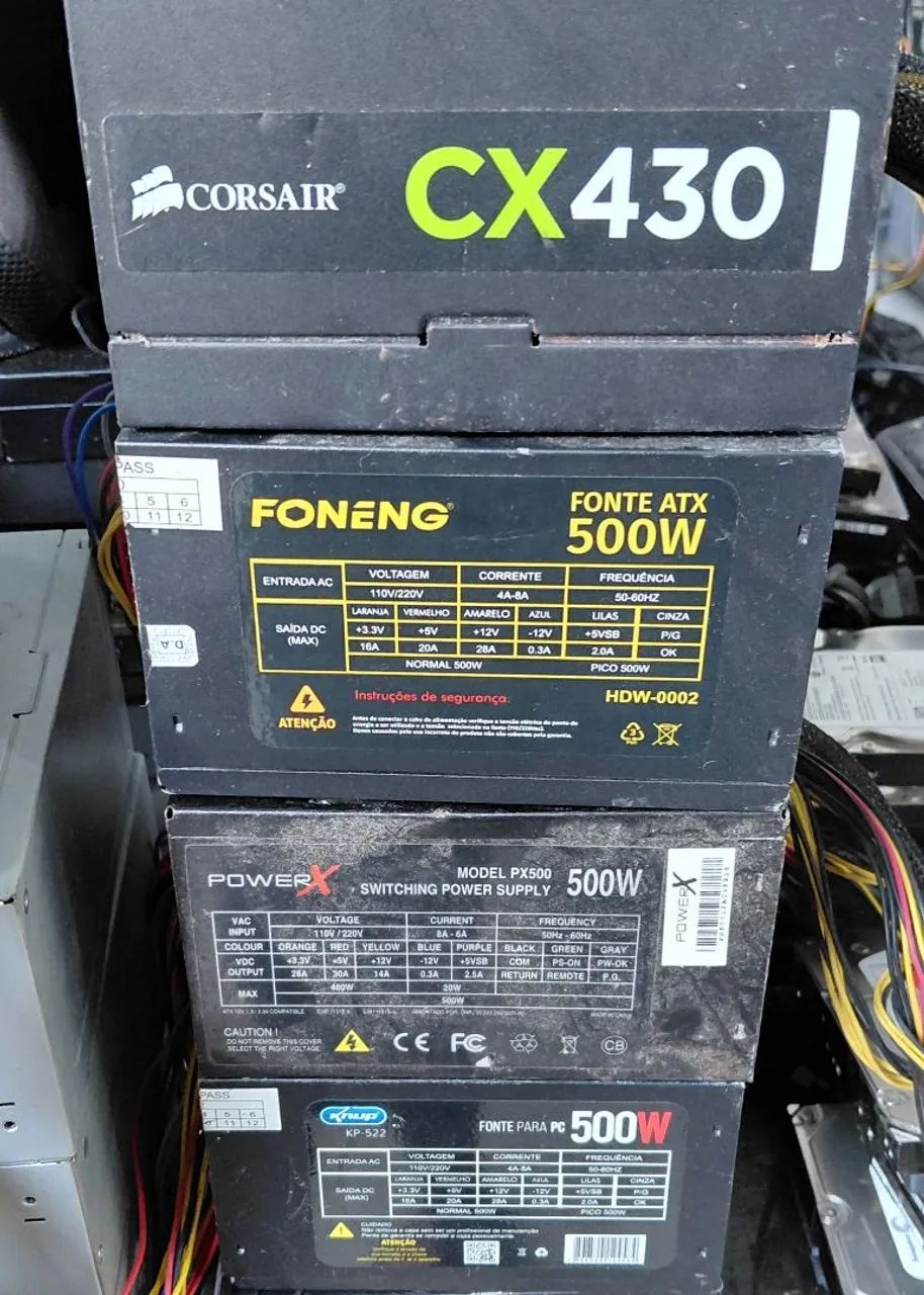 FONTE REAL 500W DE POTENCIA... - Foto 2