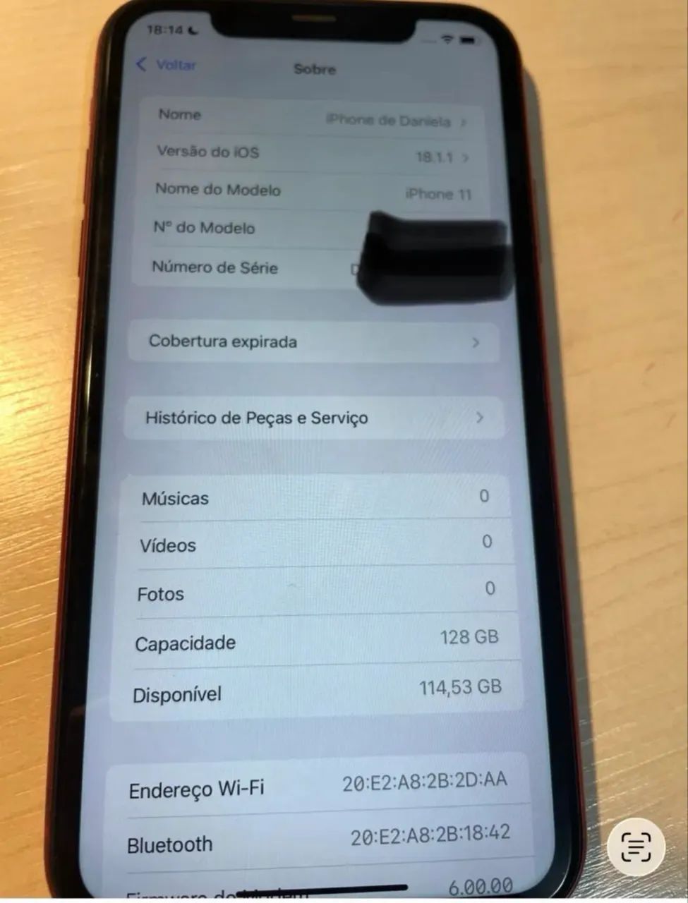 iPhone 11 Usado - 128 GB - Vermelho - Foto 3