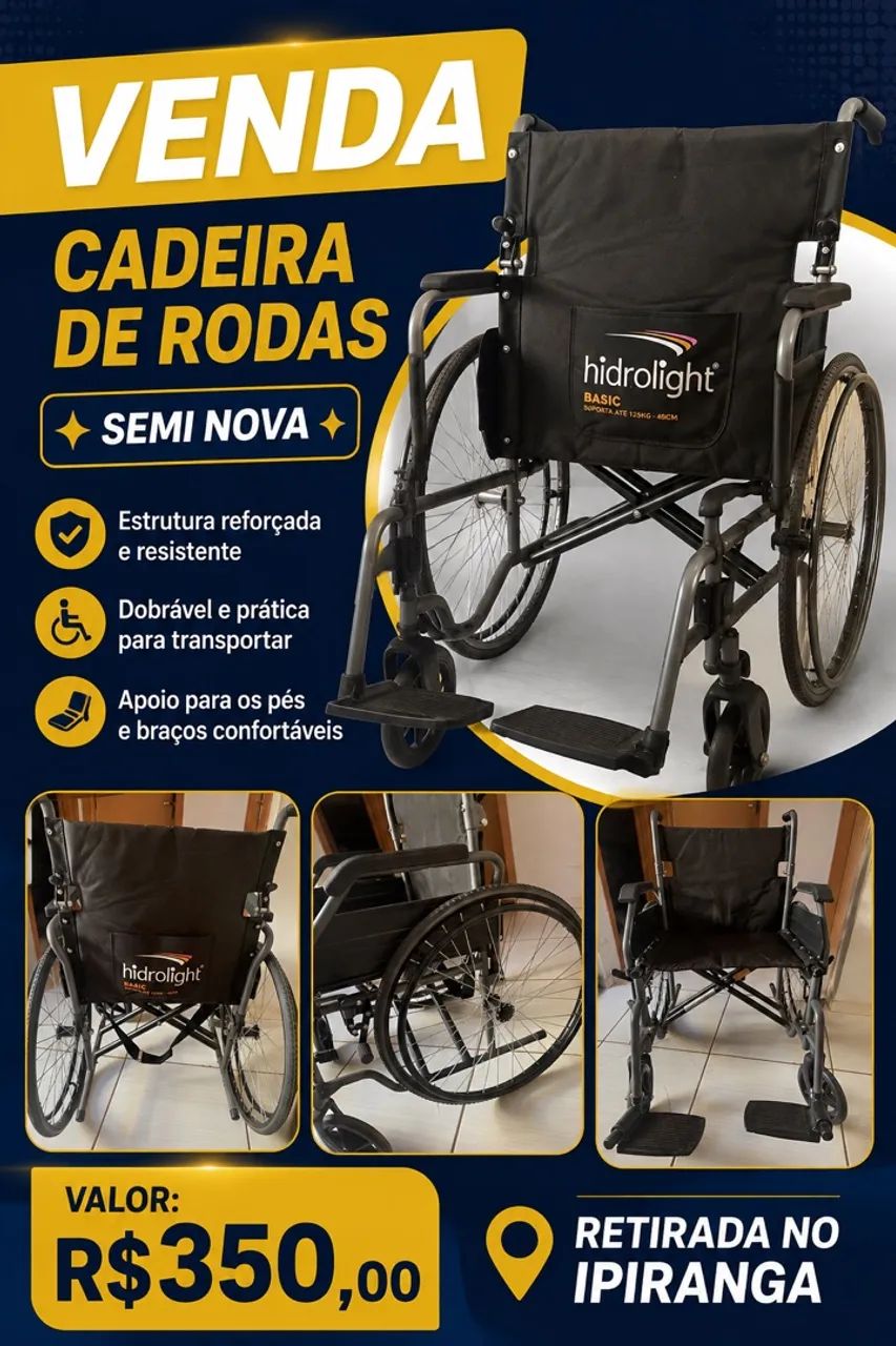 Cadeira de rodas  - Foto 5
