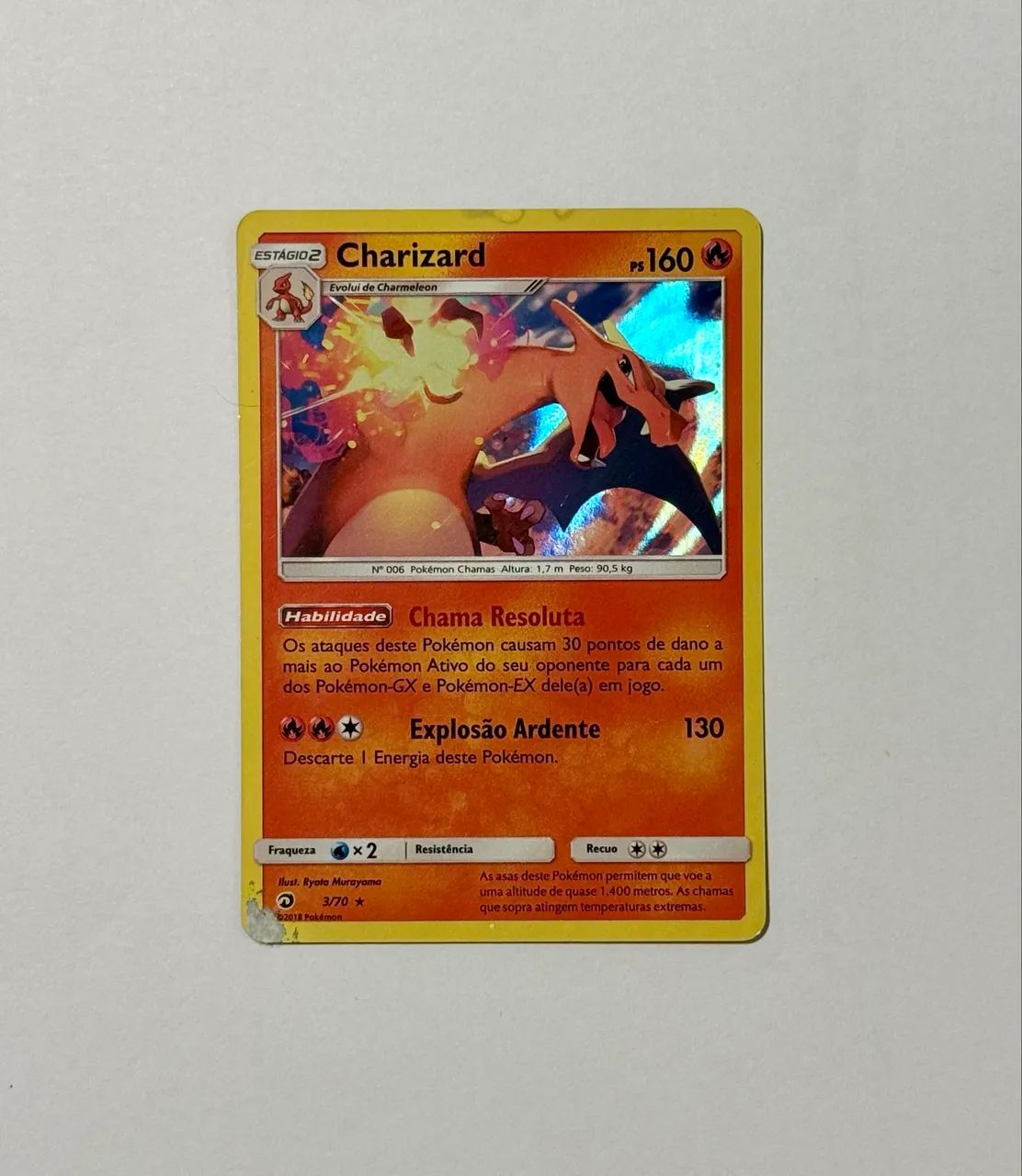 Cartas Pokémon evolução CHARIZARD EX Tera - Foto 2