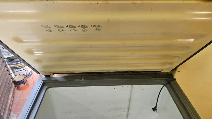 Freezer Horizontal GE Usado Funcionando - Foto 5