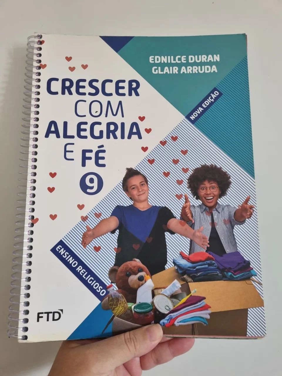 livro crescer com alegria e fé 9