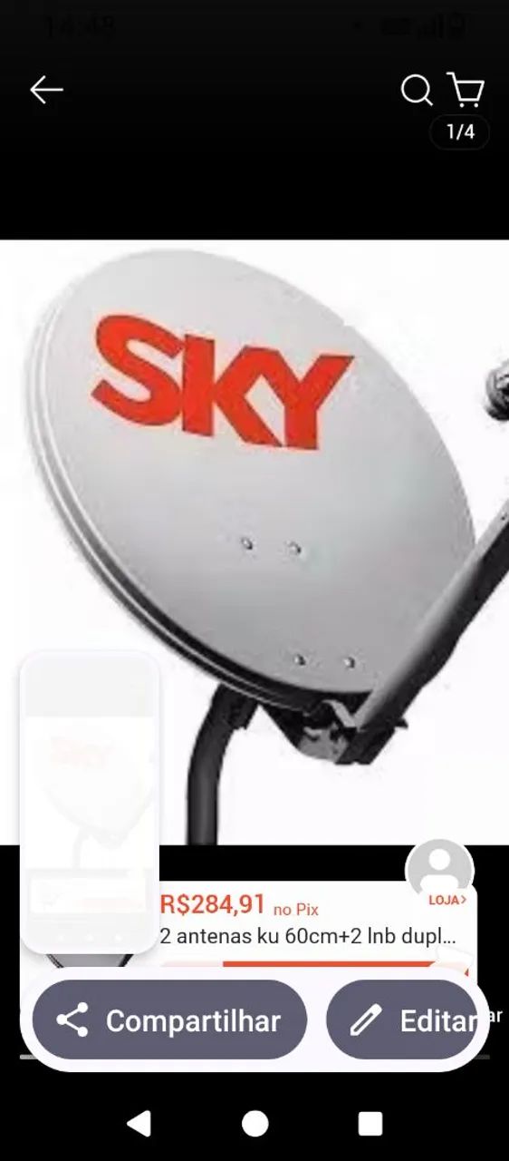 Instalador antena