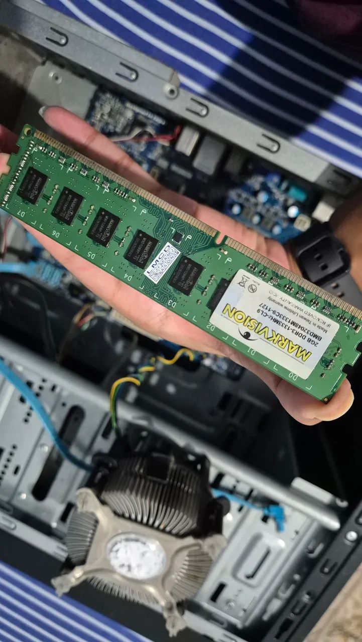 Processador Intel E3400 + 2gb RAM + placa mãe GA-G41MT-S2P + gabinete com leitor DVD  - Foto 5