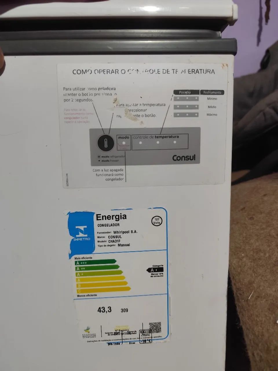Freezer Consul 309 litros - Foto 4