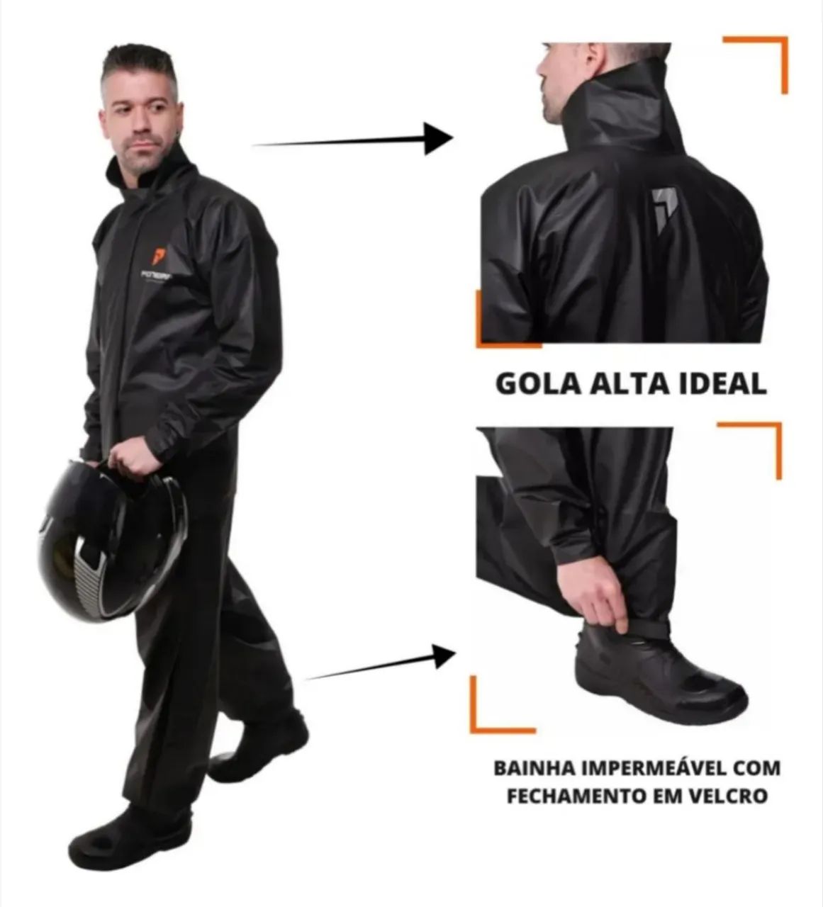 CAPA DE CHUVA PREMIUM MASCULINO  - Foto 2