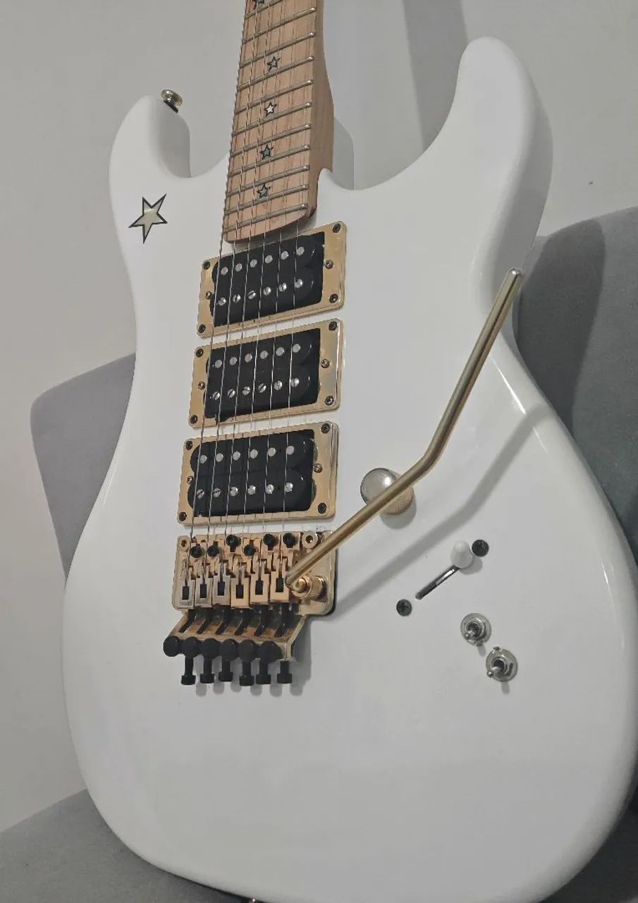 GUITARRA KRAMER JERSEY STAR + HARD CASE+AMP MARSHALL VALVSTATE 8080 - Foto 4