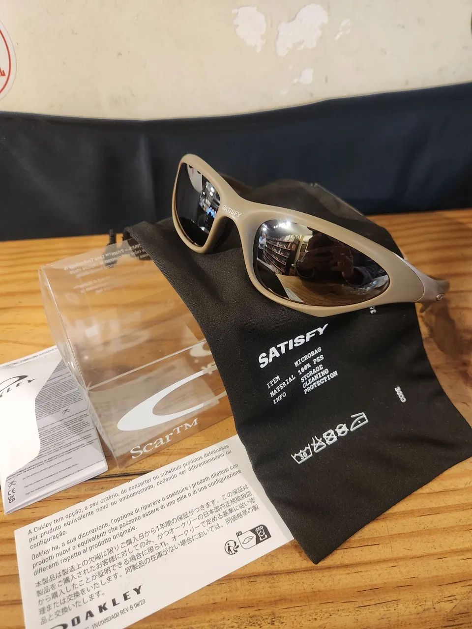 Satisfy x Oakley Scar Falcon Prizm Tungsten - Acessórios